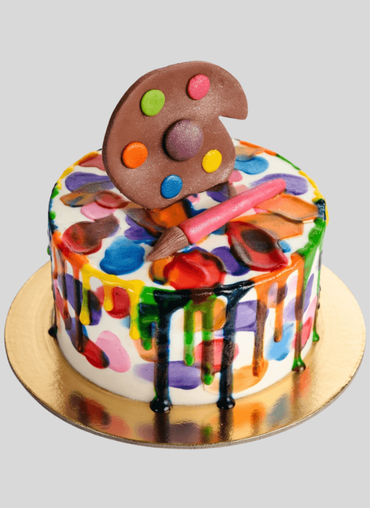 Shapely Holi Cake