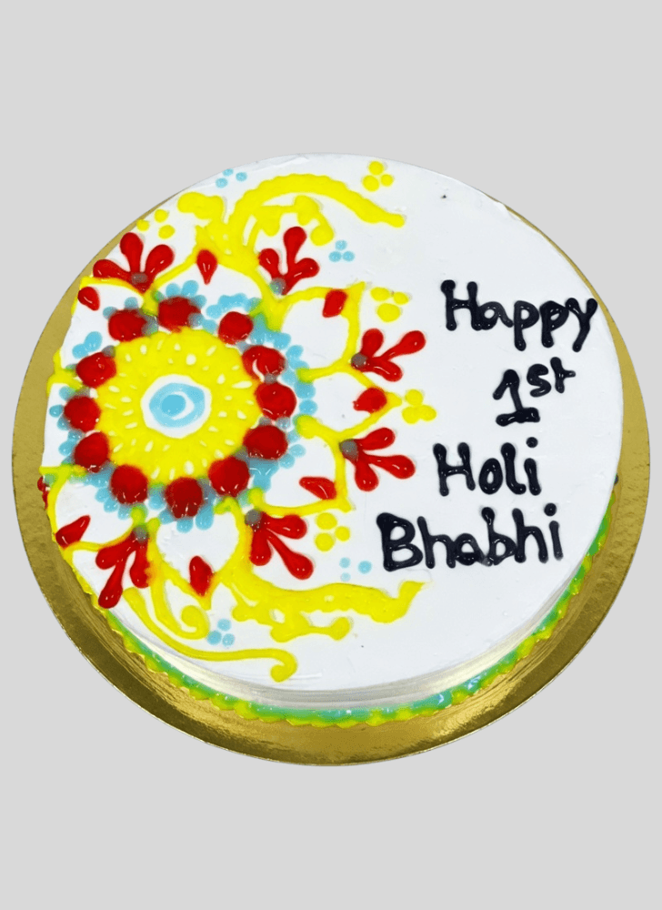 Slightly Holi Cake