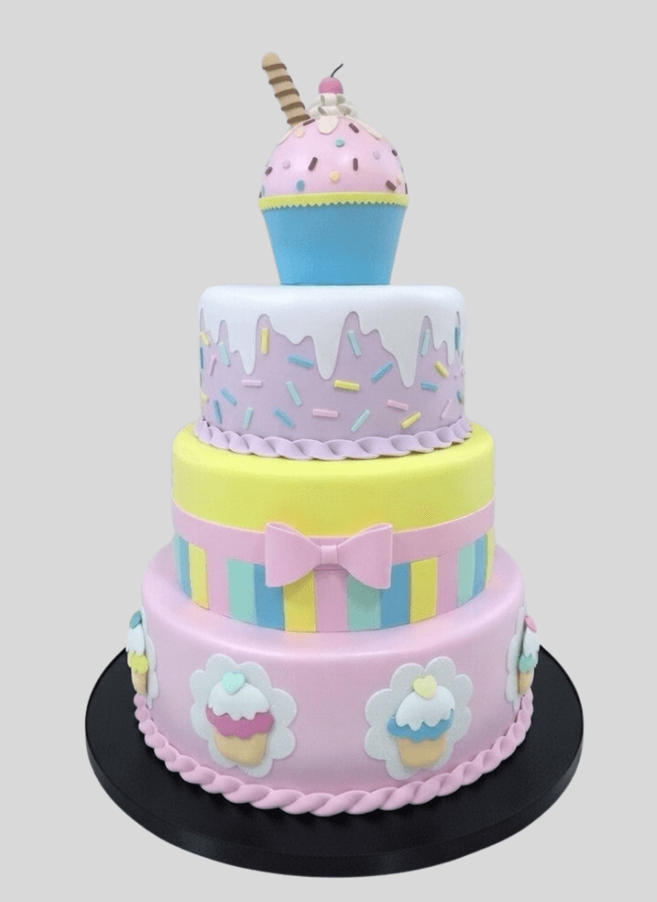 Angelic Ice Cream Cake