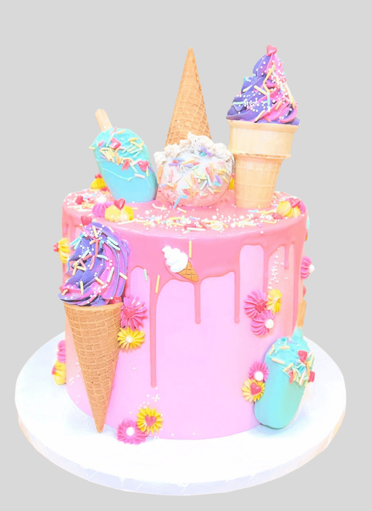 Cute Ice Cream Cake