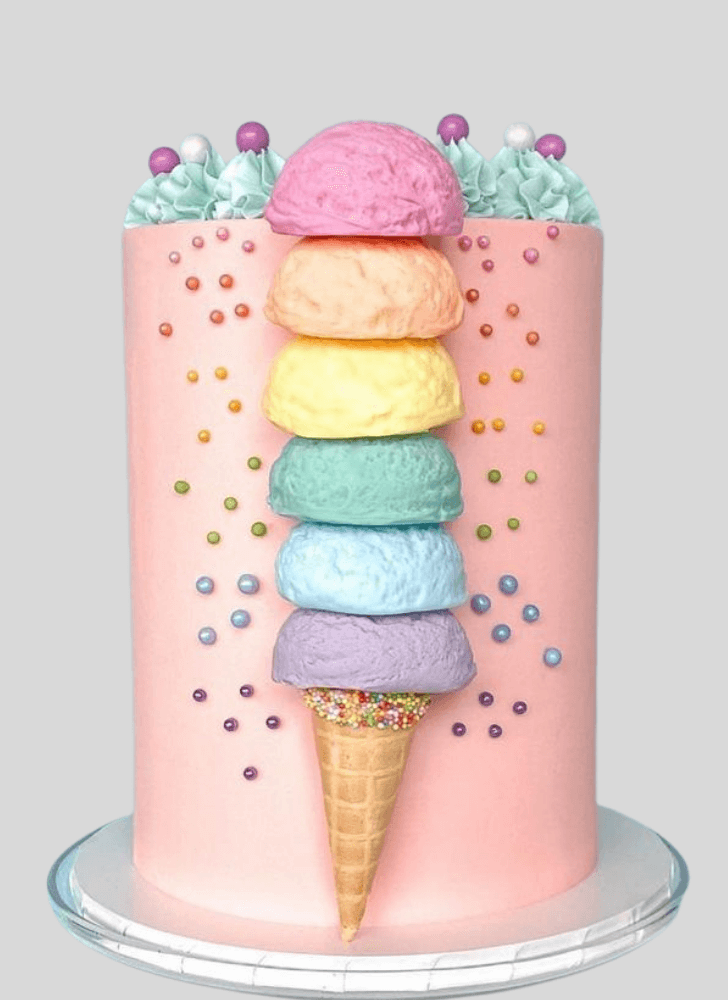Elegant Ice Cream Cake