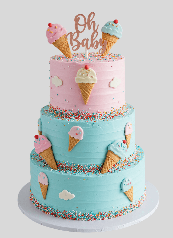 Exquisite Ice Cream Cake