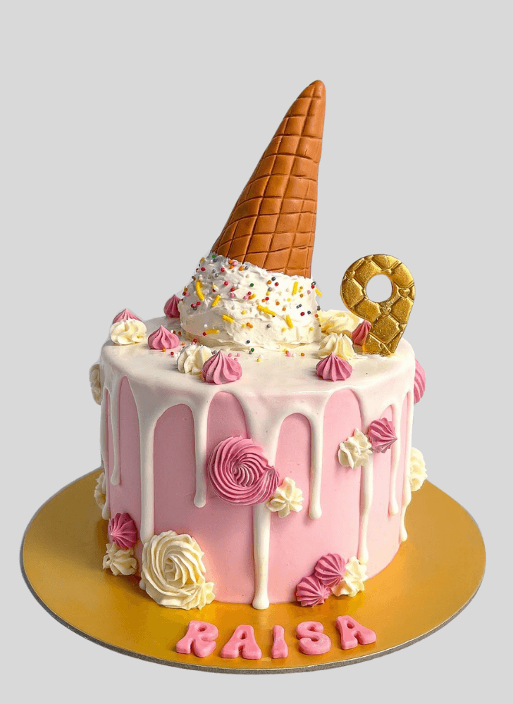 Lovely Ice Cream Cake Design