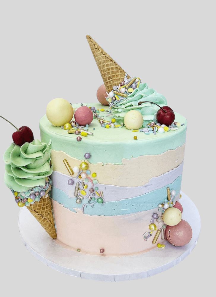 Pleasing Ice Cream Cake