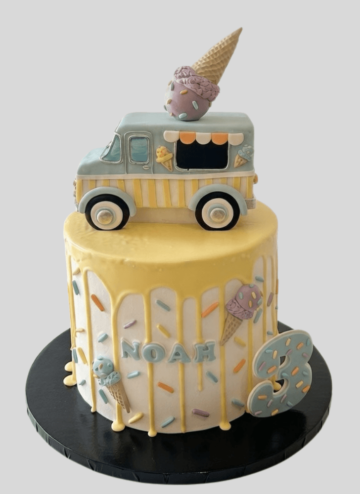 Radiant Ice Cream Cake