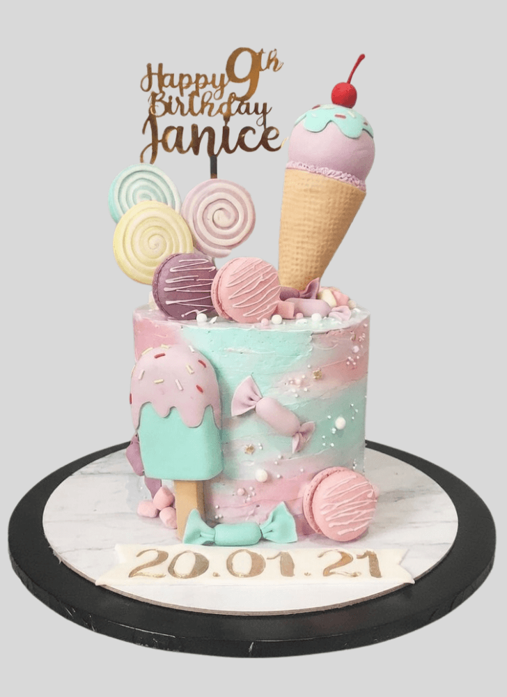 Shapely Ice Cream Cake