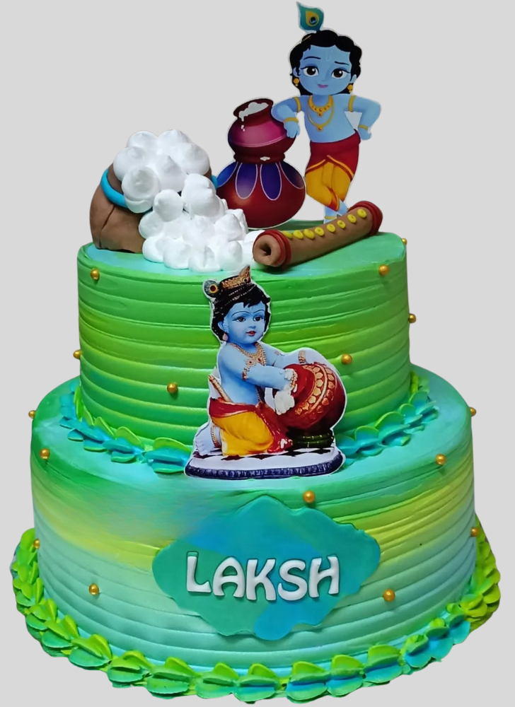 Bewitching Krishna Cake