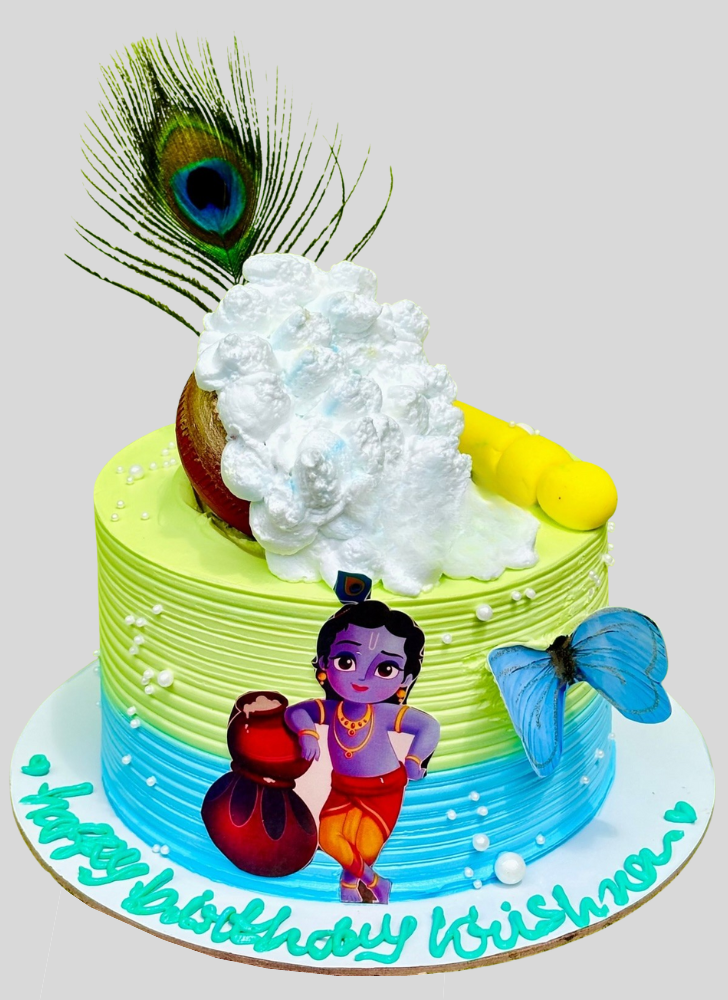 Captivating Krishna Cake