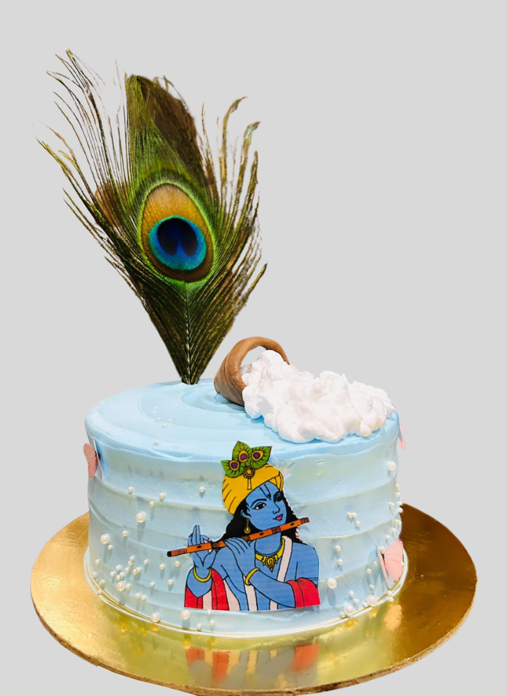 Charming Krishna Cake