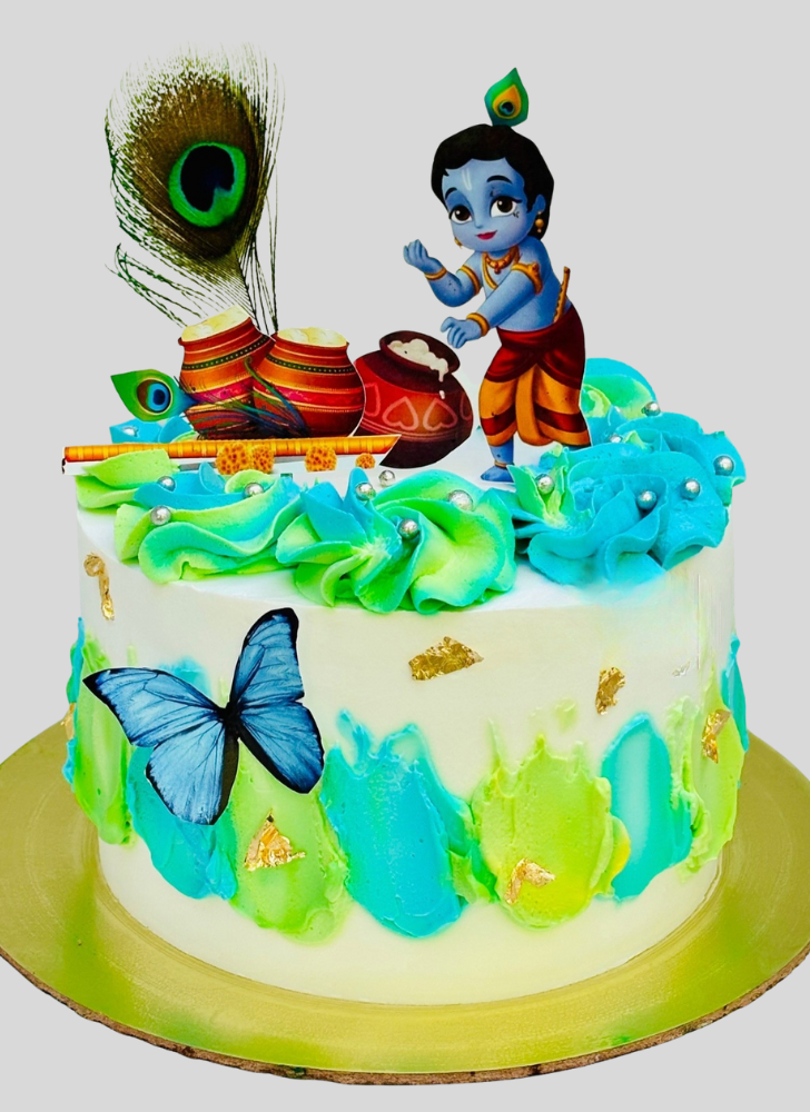 Comely Krishna Cake