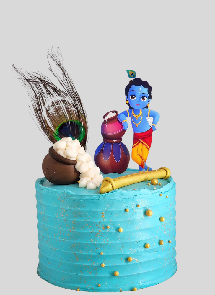 Delightful Krishna Cake