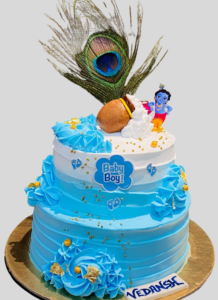 Enthralling Krishna Cake