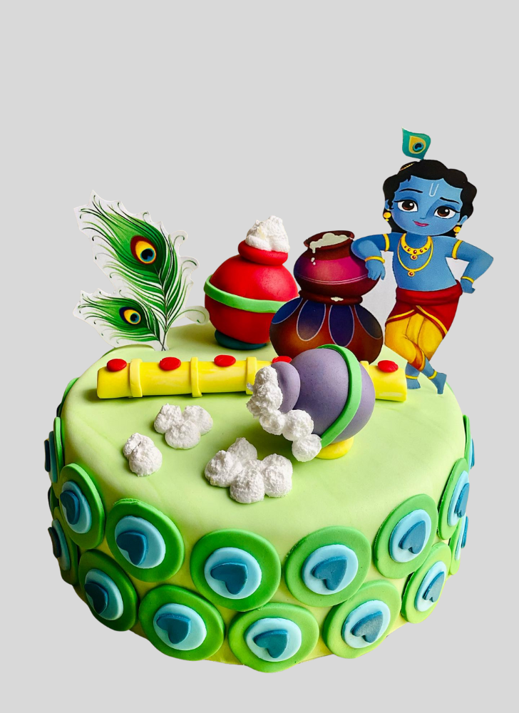 Fascinating Krishna Cake