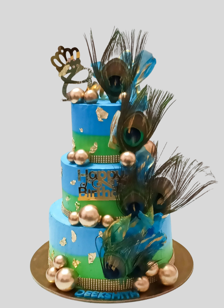 Good Looking Krishna Cake