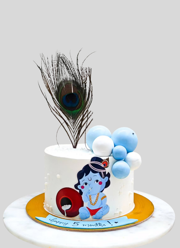 Graceful Krishna Cake