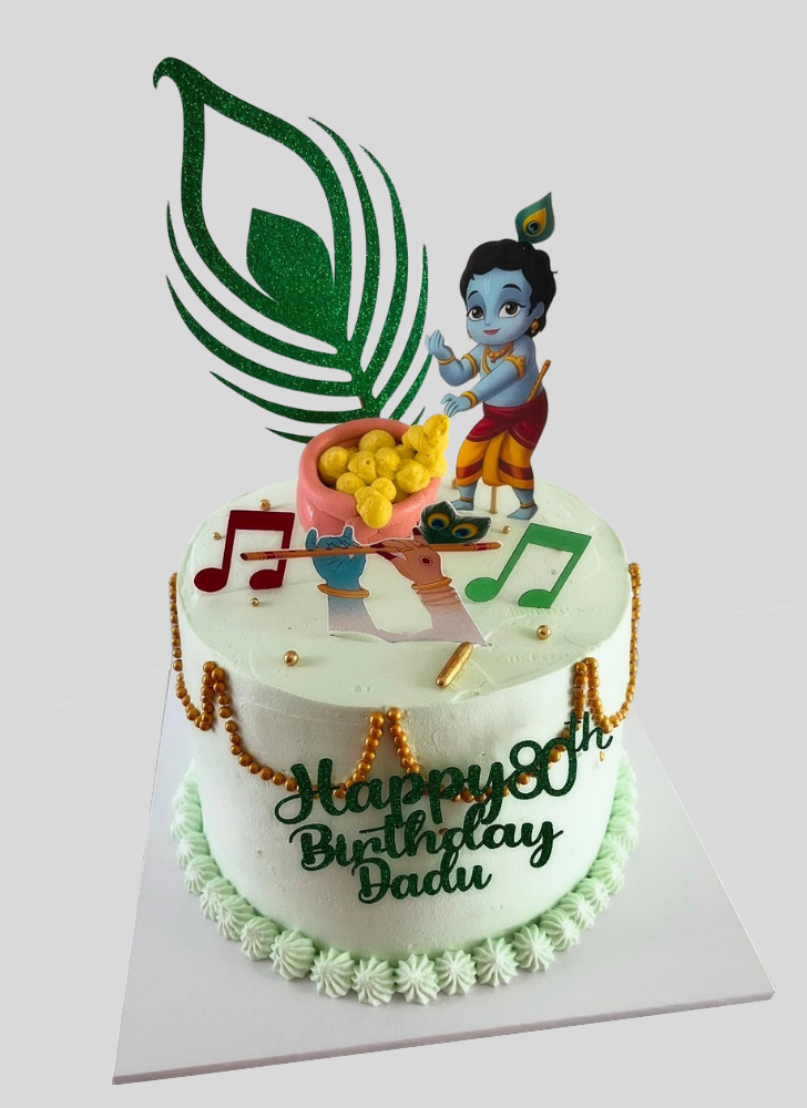 Handsome Krishna Cake