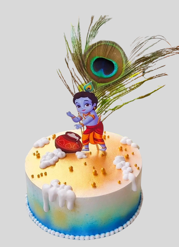 Mesmeric Krishna Cake