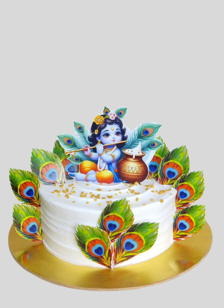 Radiant Krishna Cake