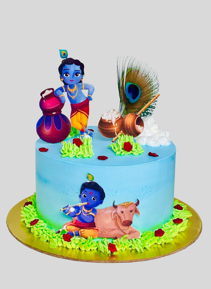 Splendid Krishna Cake