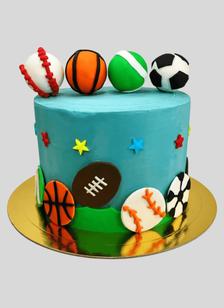 Alluring Sports Cake