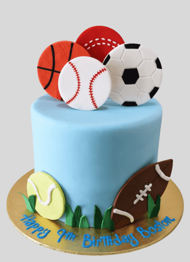 Charming Sports Cake