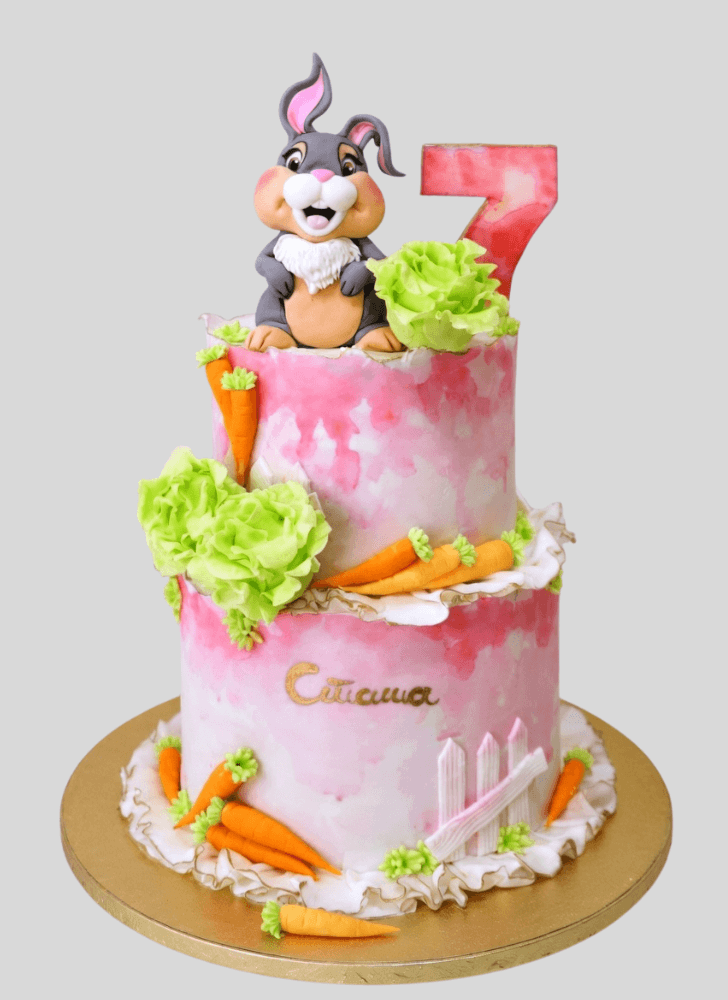 Pretty Thumper Cake
