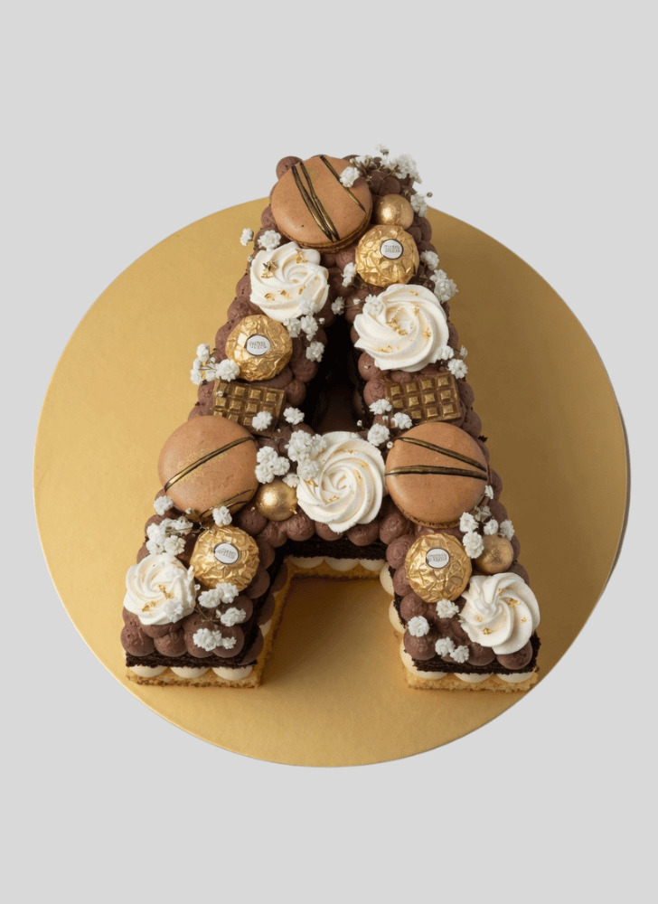 Alluring A Alphabet Cake
