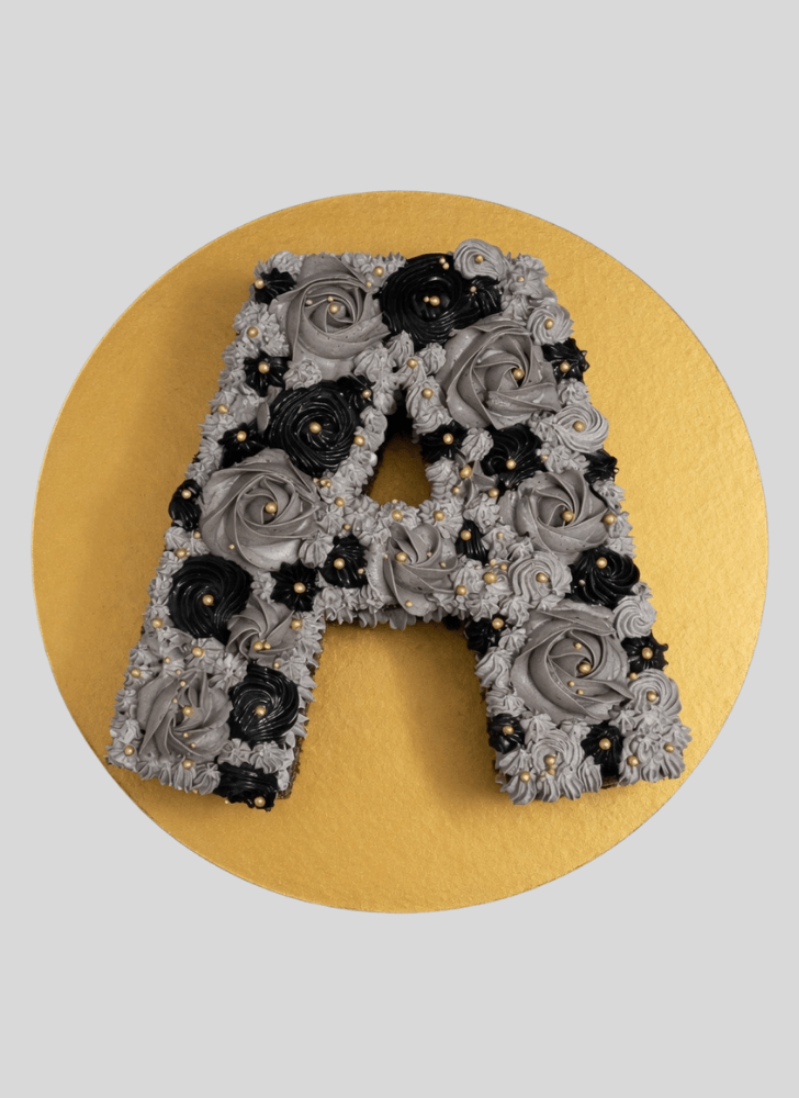 Enticing A Alphabet Cake