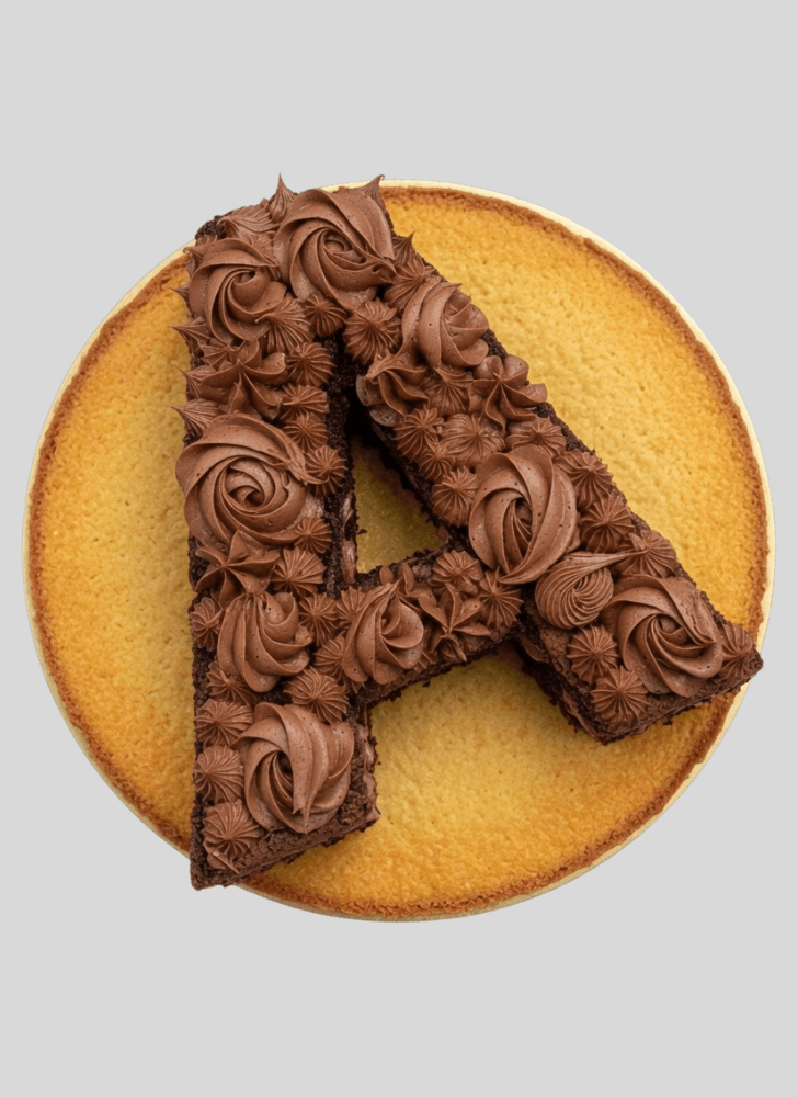 Excellent A Alphabet Cake