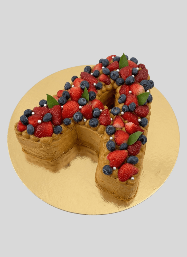 Ravishing A Alphabet Cake