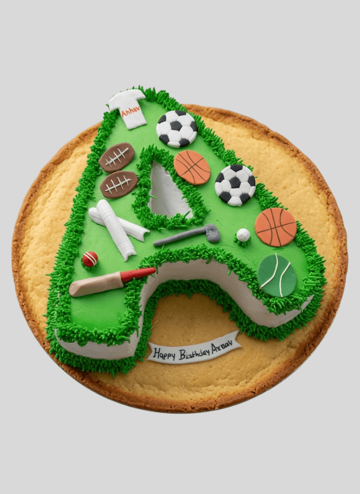 Stunning A Alphabet Cake