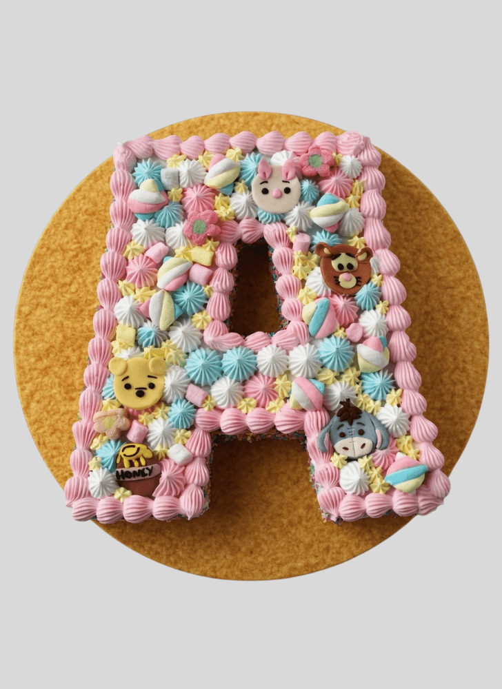 Superb A Alphabet Cake