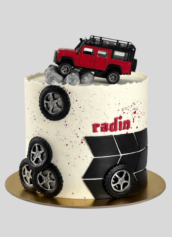 Adorable Car Cake