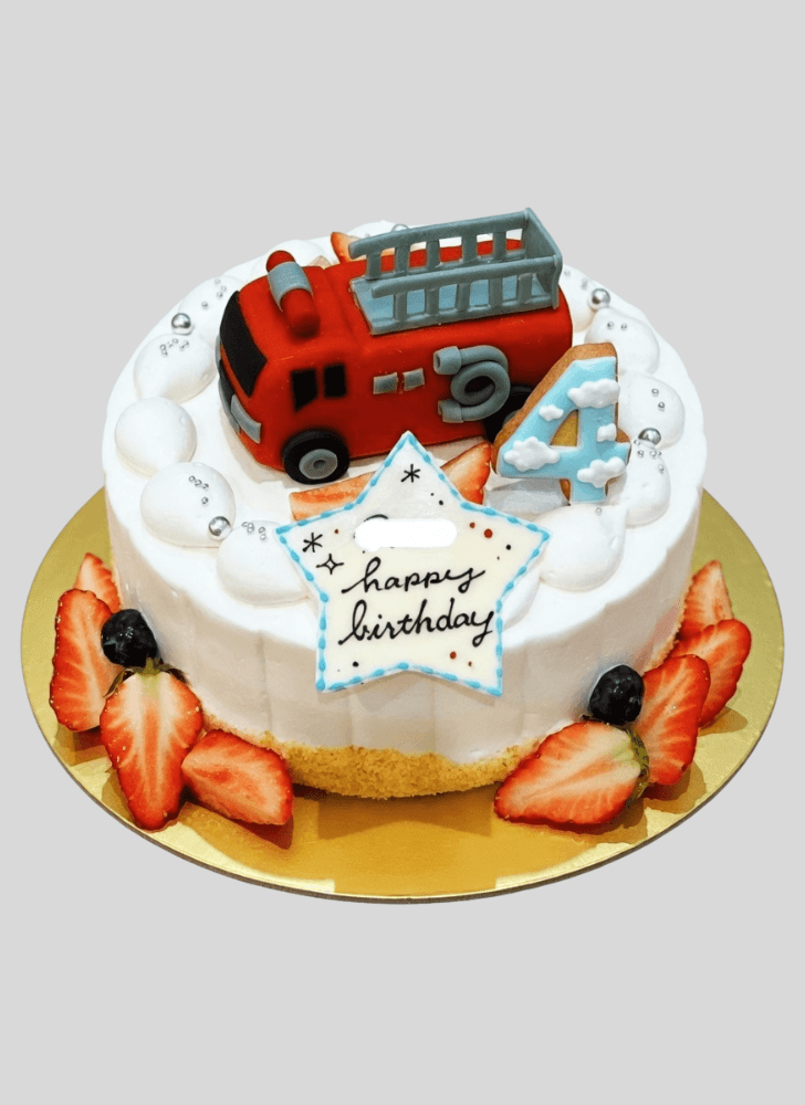 Charming Car Cake