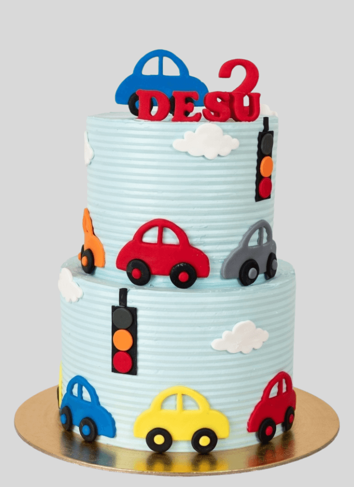 Inviting Car Cake