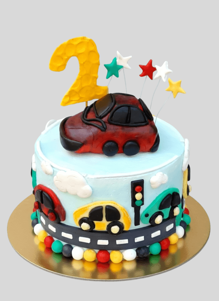 Lovely Car Cake Design