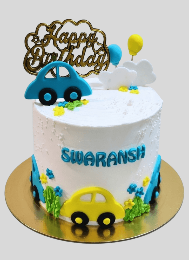 Pretty Car Cake