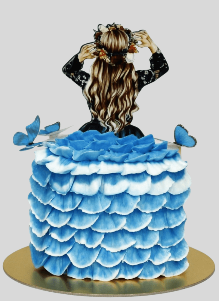 Admirable Frock Cake Design