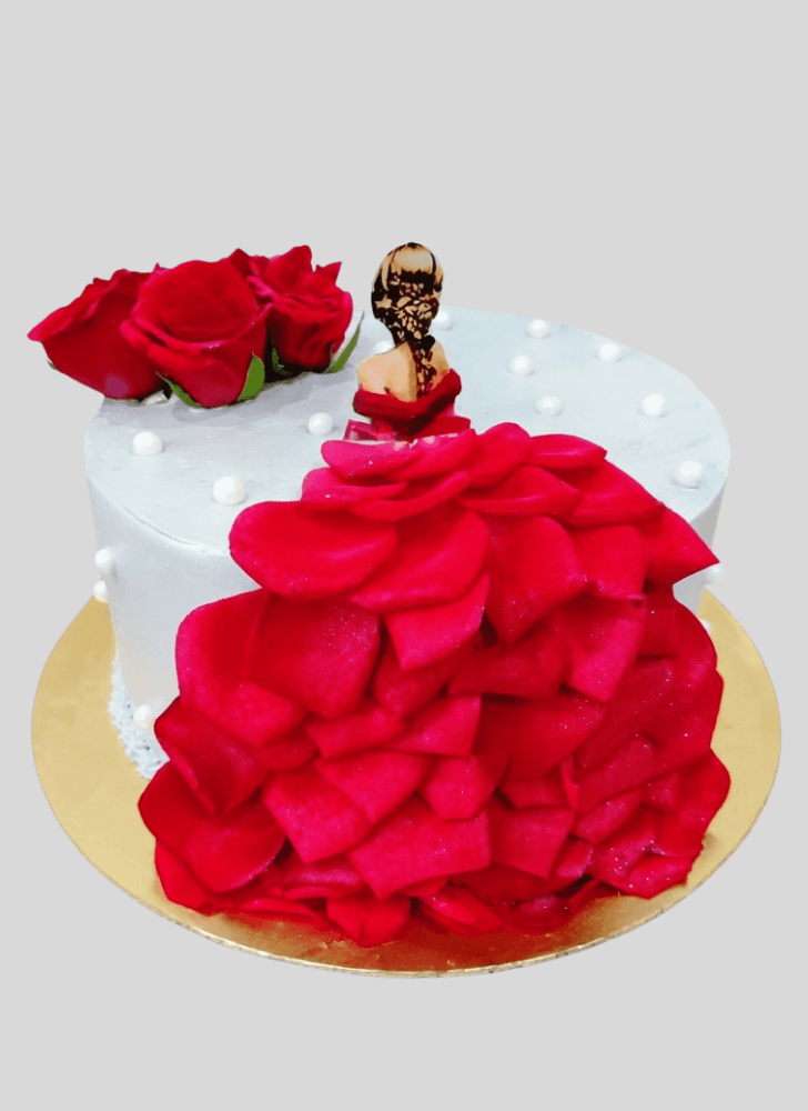 Appealing Frock Cake