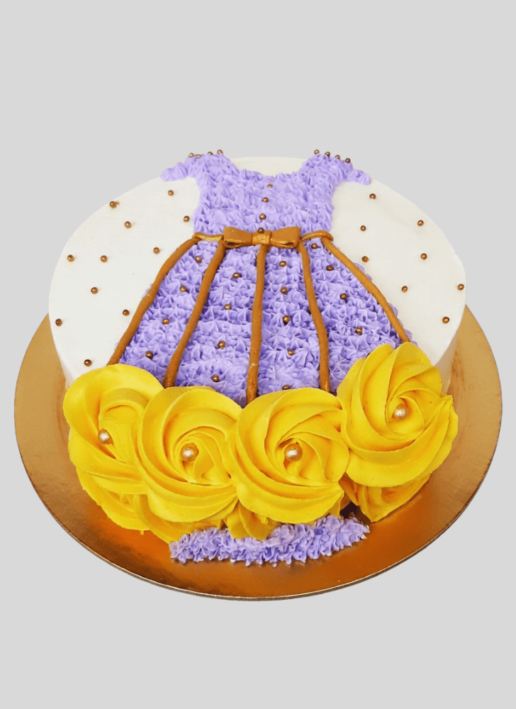 Captivating Frock Cake