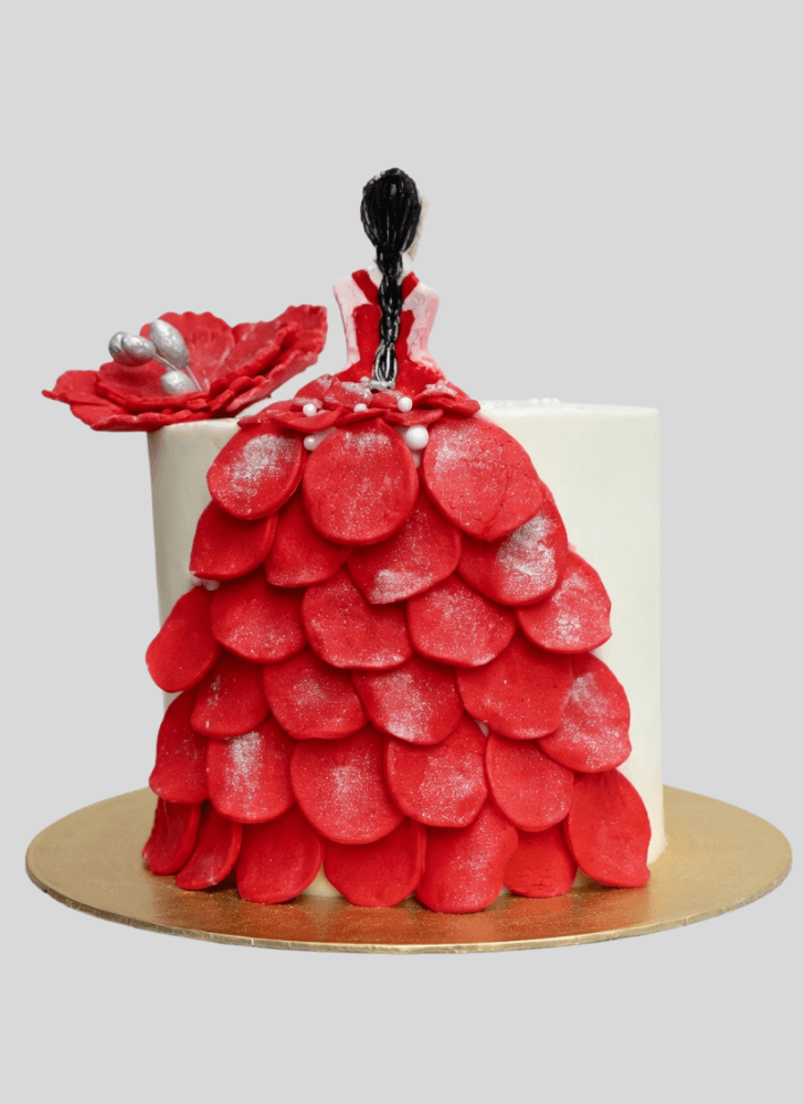 Dazzling Frock Cake