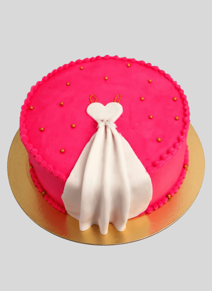 Delightful Frock Cake