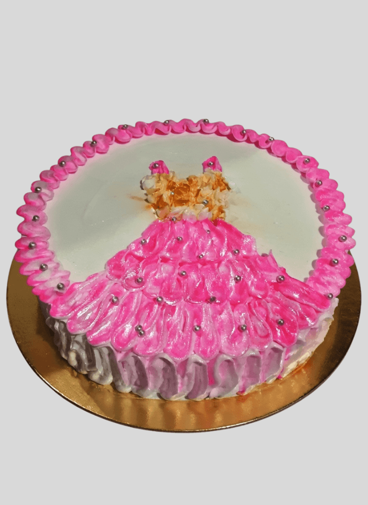 Elegant Frock Cake