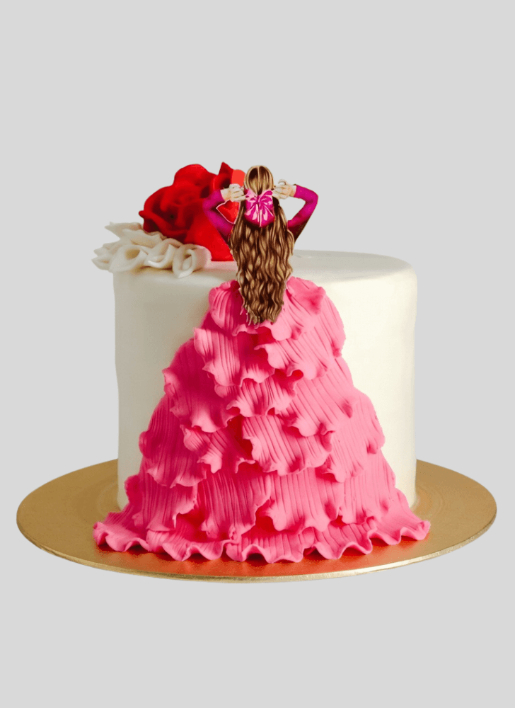 Pleasing Frock Cake