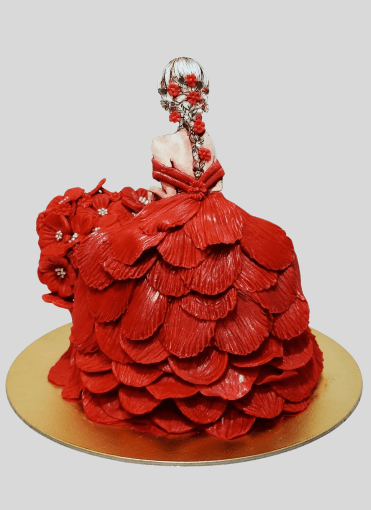Refined Frock Cake