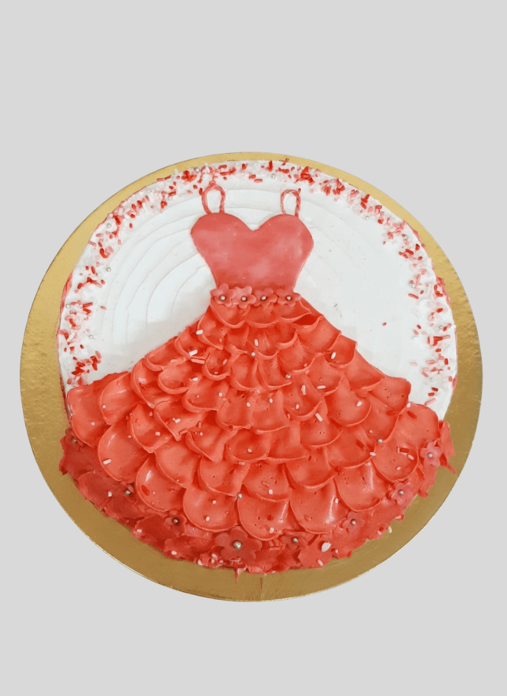 Superb Frock Cake