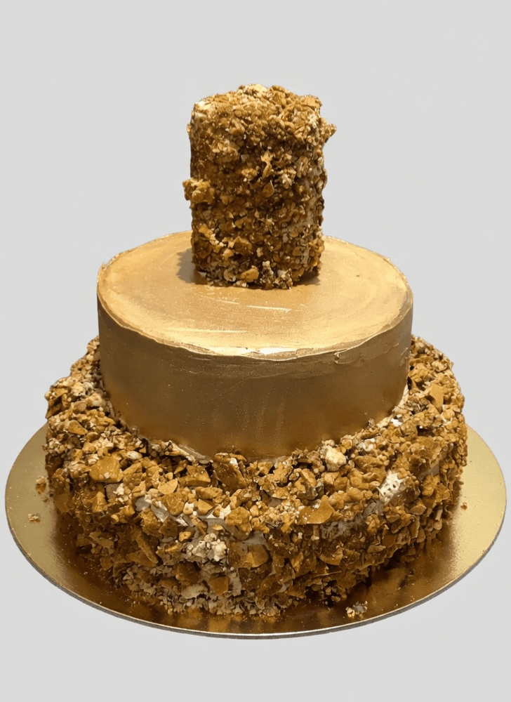 Beauteous Golden Gaytime Cake