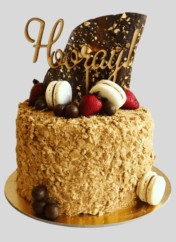 Charming Golden Gaytime Cake