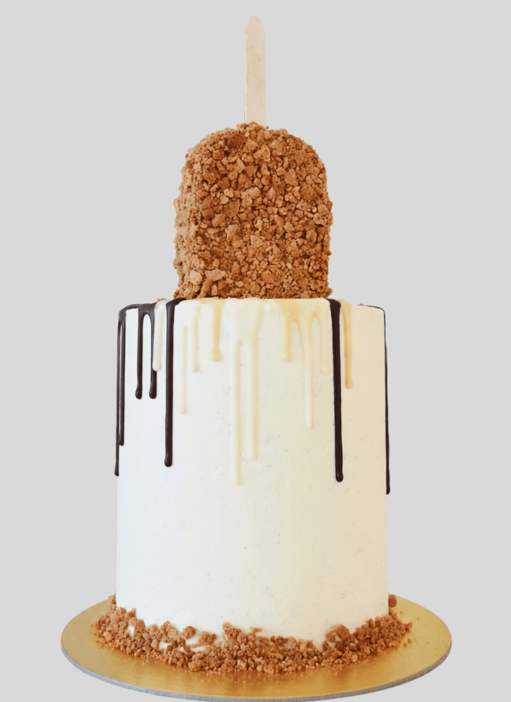 Cute Golden Gaytime Cake