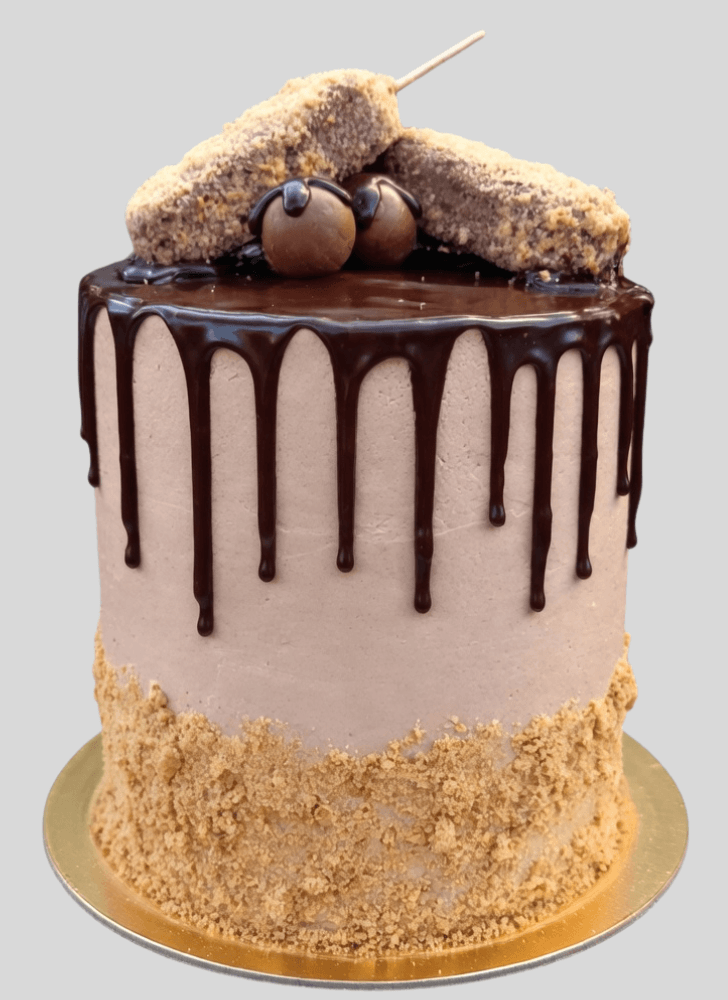 Enticing Golden Gaytime Cake